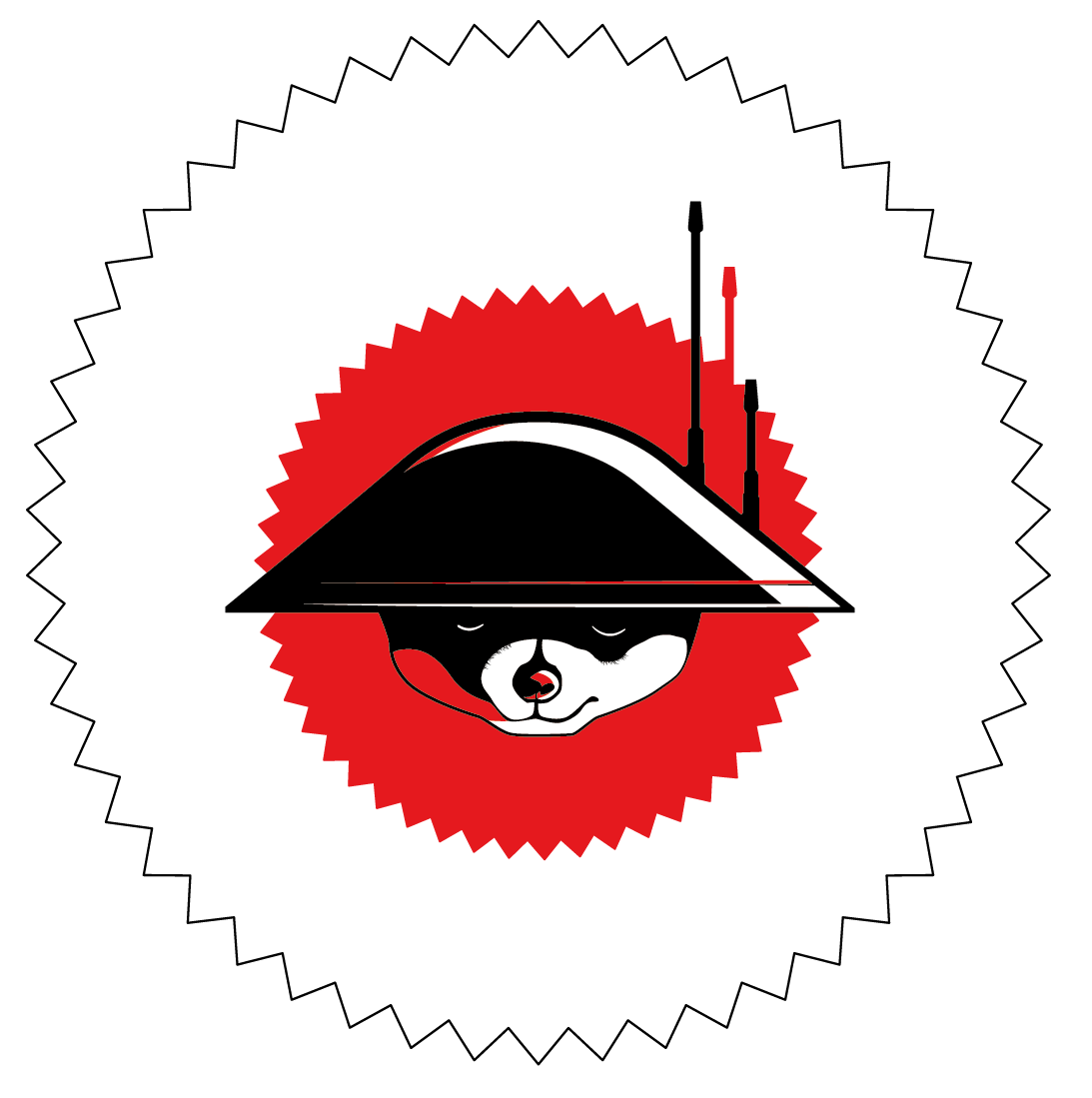 Logo Sentinelle Laboratoire - suricate avec casque de vision robotisé